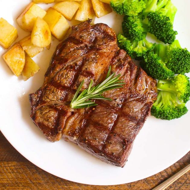 Cooked Chuck Eye Steak