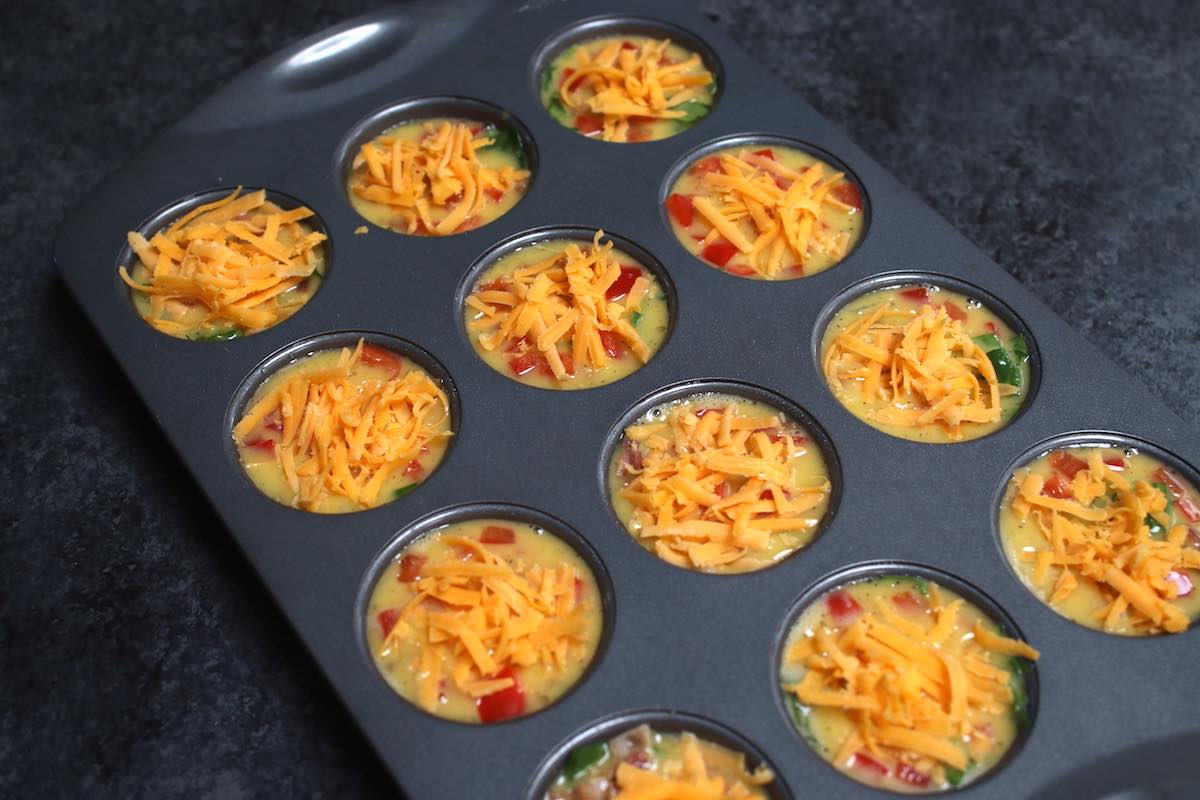 Sprinkle cheese on top.