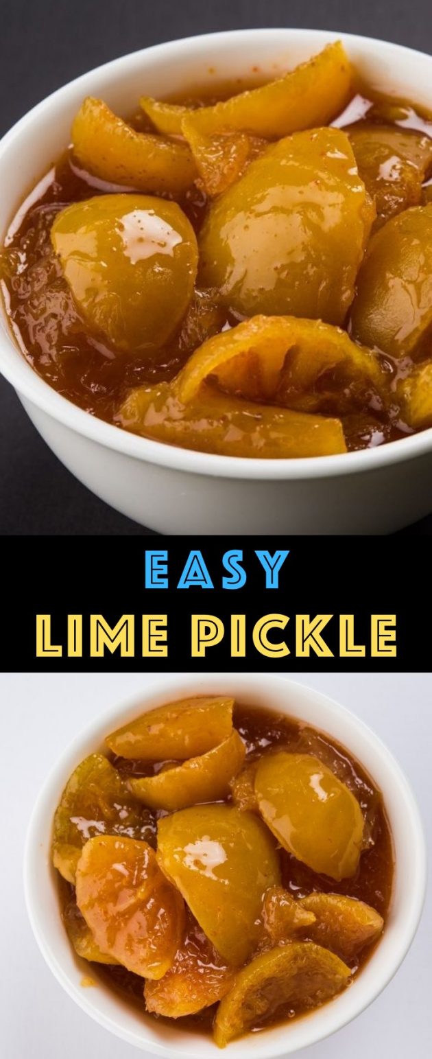 This Lime Pickle recipe is a tangy and spicy condiment hailing from India where it’s also called nimbu ka achaar. This homemade version is easy to make and the fermentation is always worth the wait!
