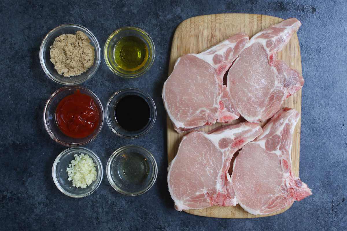 Pork Chop Marinate ingredients