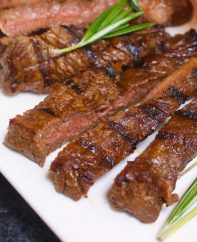 Sirloin Tip Steak is juicy and flavorful with a crunchy crust on the outside. A simple balsamic and honey marinade turns this lean cut into a tender steak dinner that melts in your mouth.