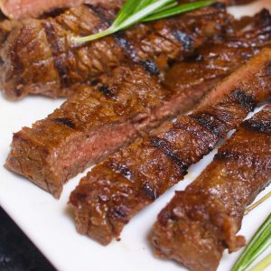 Sirloin Tip Steak is juicy and flavorful with a crunchy crust on the outside. A simple balsamic and honey marinade turns this lean cut into a tender steak dinner that melts in your mouth.