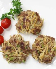 This Spaghetti Pancakes recipe is fun and easy to make