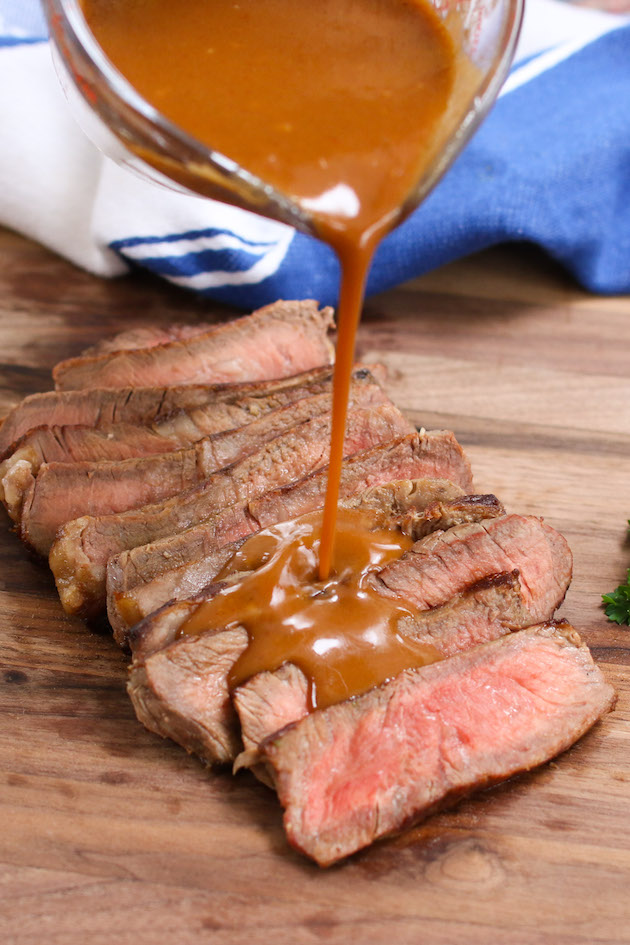 The most flavorful homemade Steak Sauce is made with just a handful of simple ingredients and takes only 15 minutes. It tastes so much better than the store-bought steak sauce.